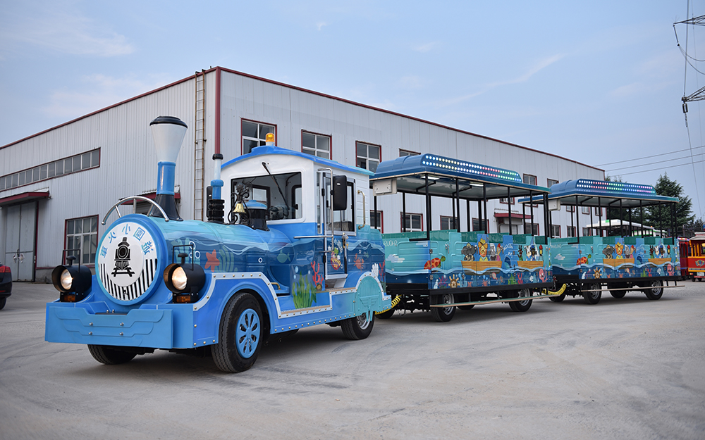 鄂州42座观光小火车（彩绘蓝）