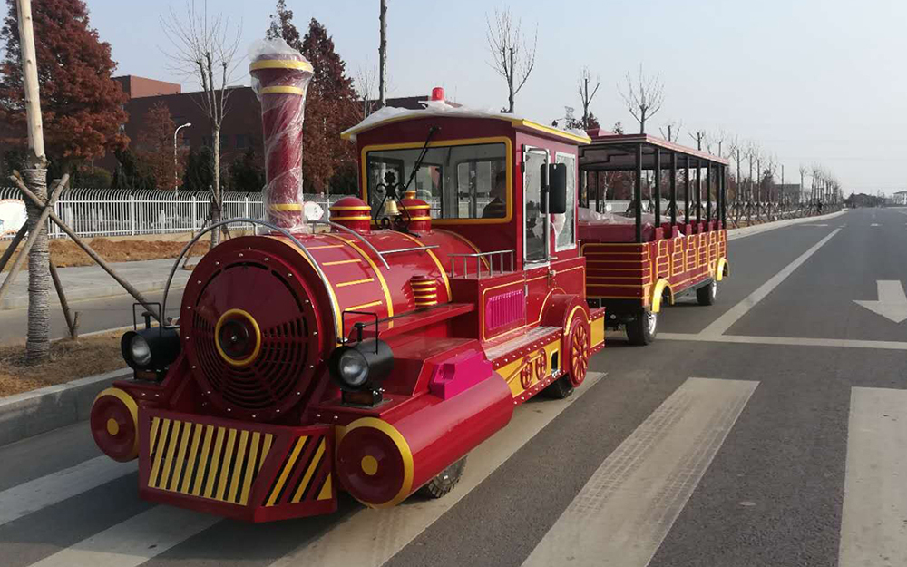 惠州72座观光小火车（玫瑰红）