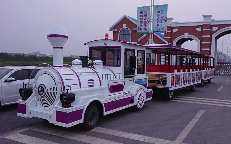 上海58座观光小火车（紫罗兰）