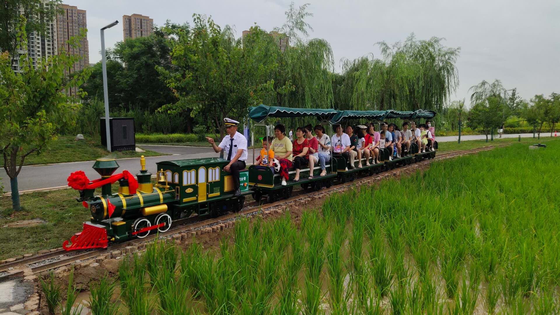 哈尔滨长安公园25座网红小火车