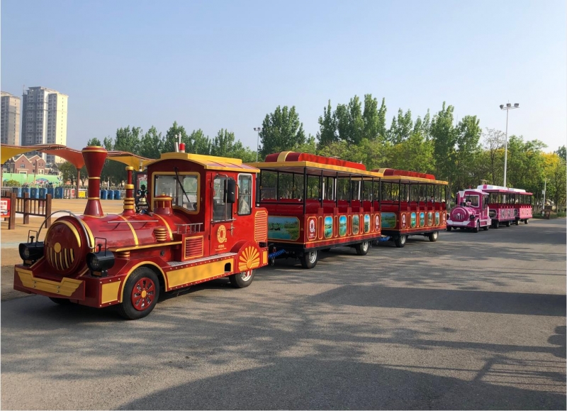 儿童节狂欢倒计时，到天津光合谷坐小火车啦！