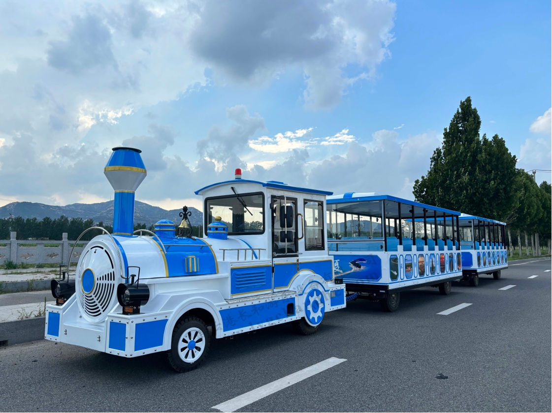 72座无轨观光小火车（海洋蓝）