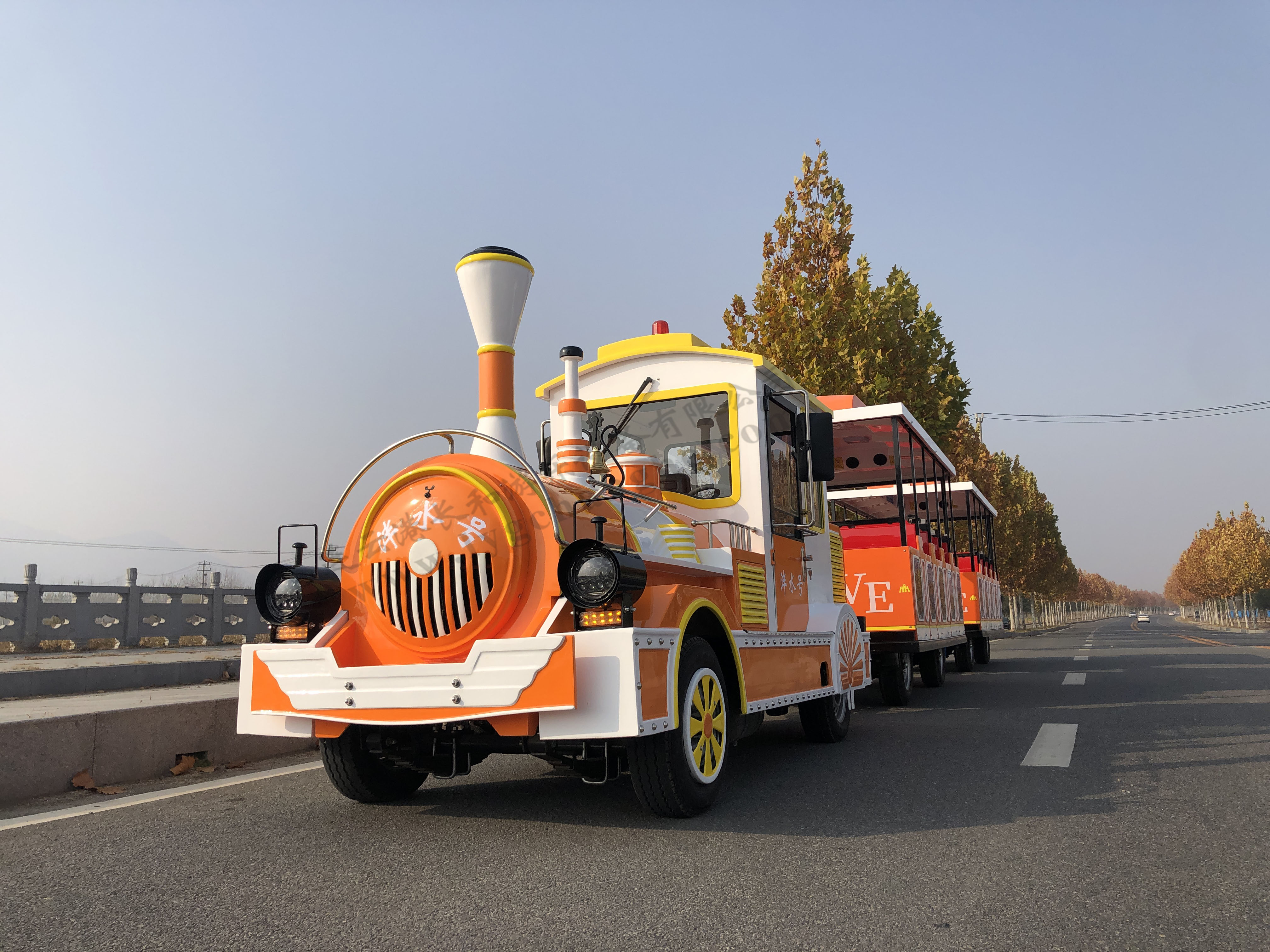 50座无轨小火车（橙色）