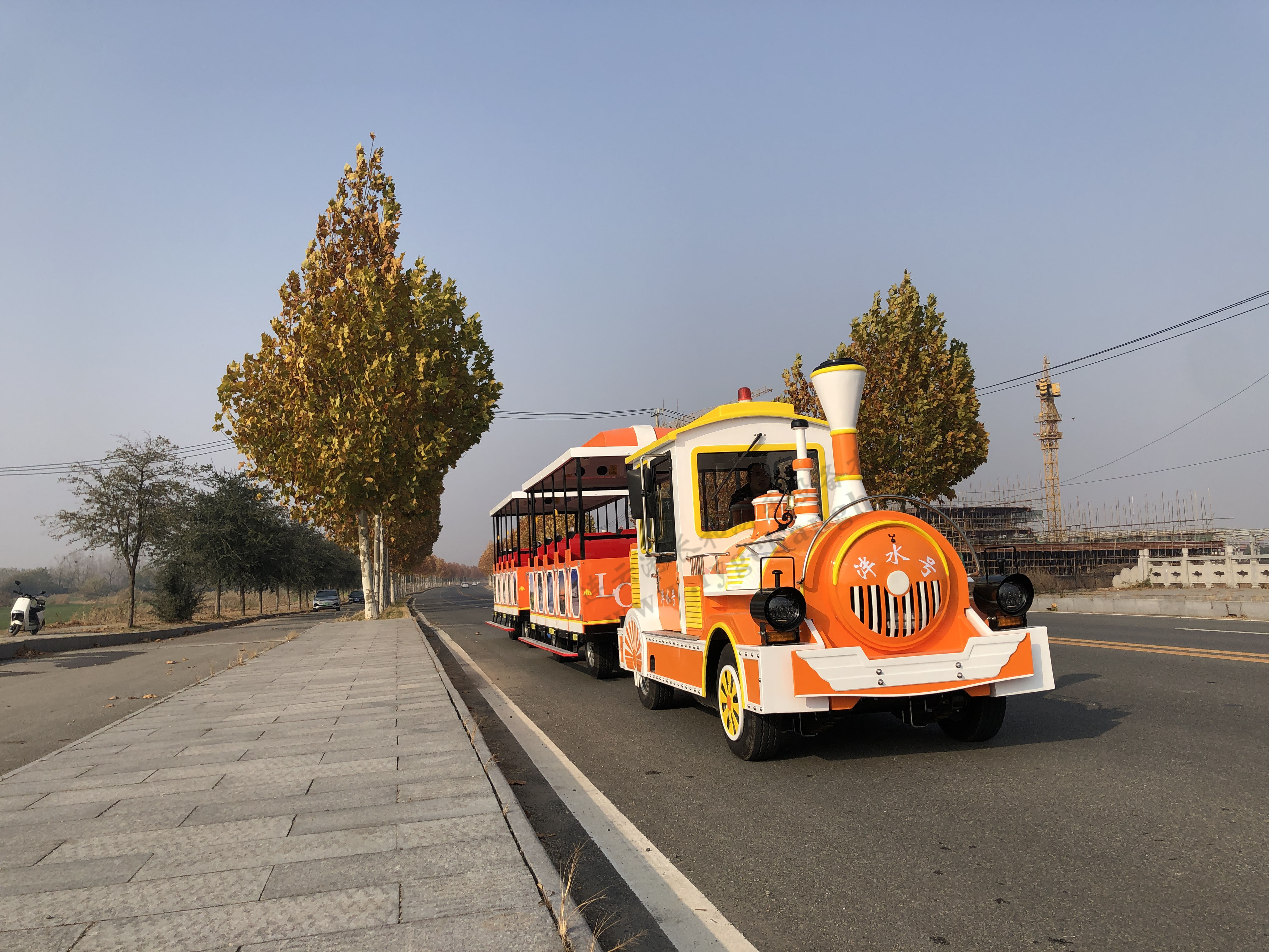 50座无轨小火车（橙色）