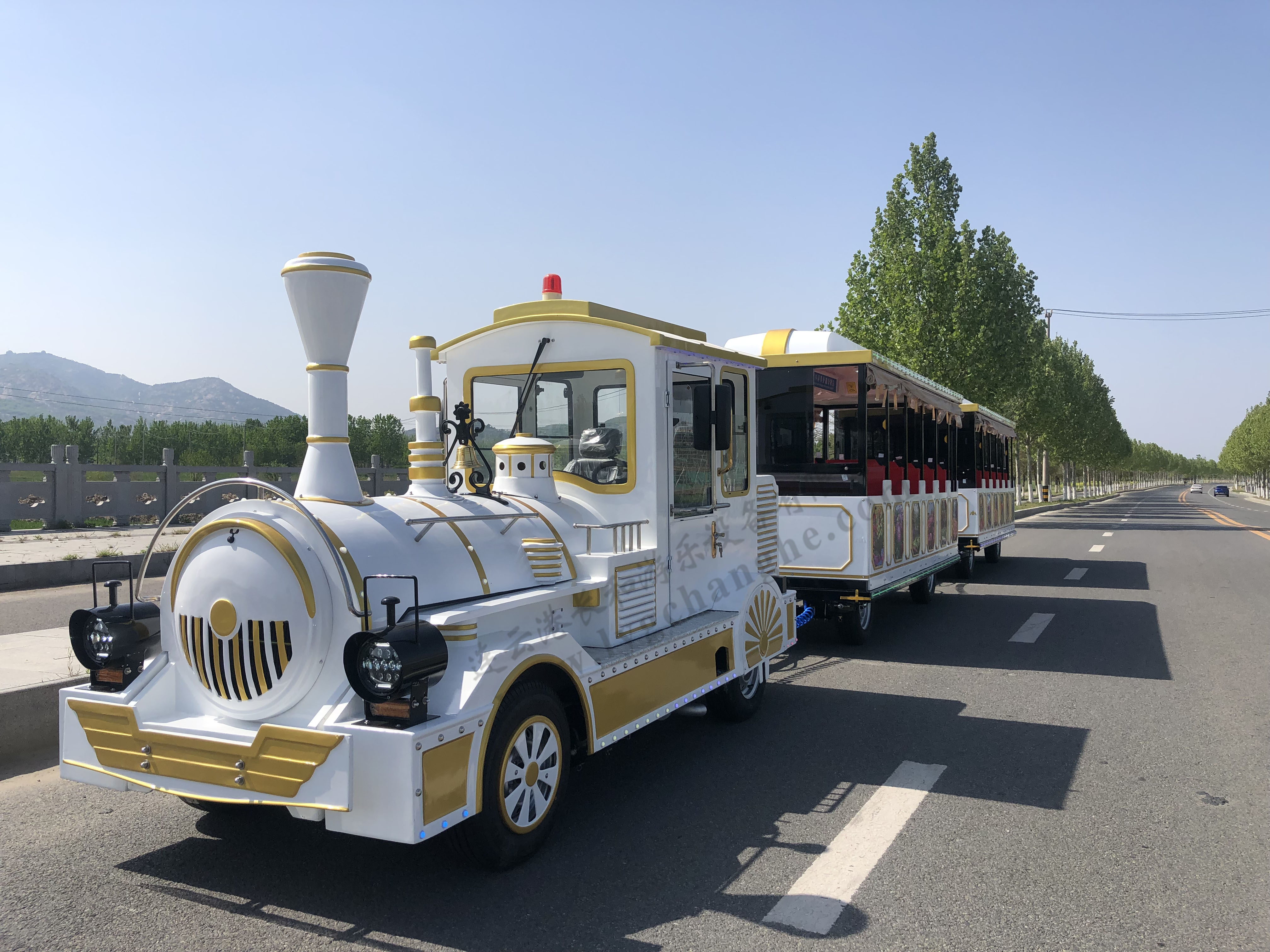 浙江42座无轨观光小火车（白金色）