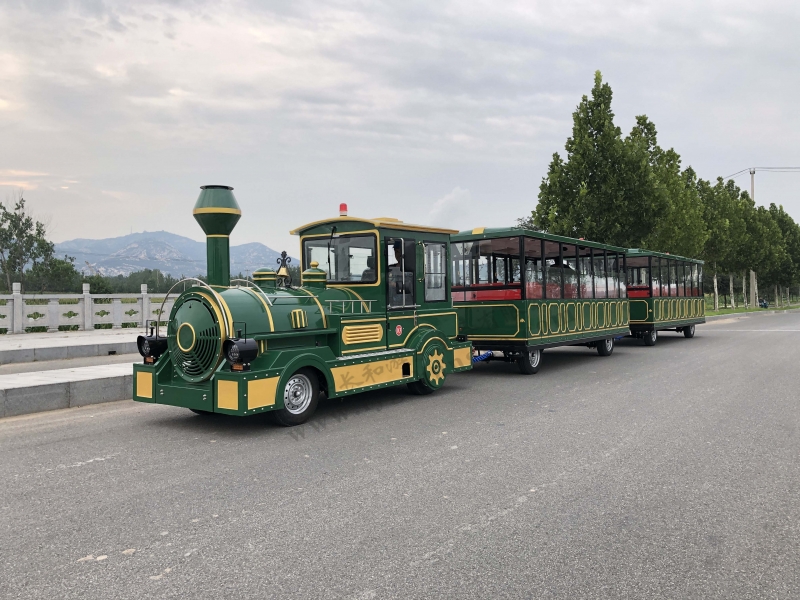 上海42座无轨观光小火车（橄榄绿）